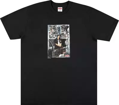 Футболка Supreme x Lady Pink Tee 'Black', черный