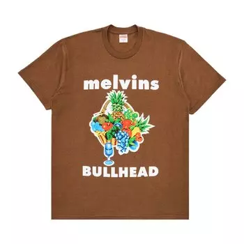 Футболка Supreme x Melvins Bullhead Tee, коричневый