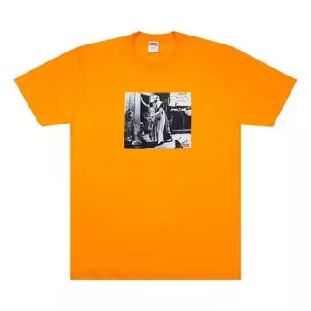 Футболка Supreme x Mike Kelley Hiding From Indians Tee Bright Orange, оранжевый