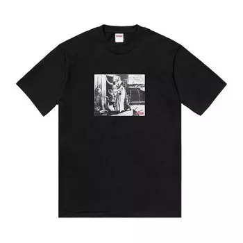 Футболка Supreme x Mike Kelley Hiding From Indians Tee Black, черный