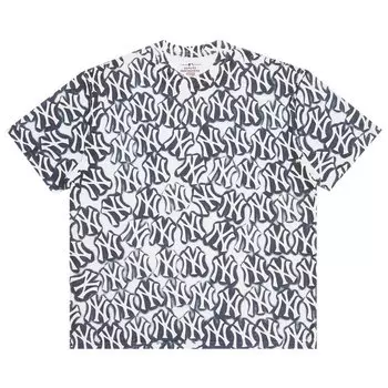 Футболка Supreme x New York Yankees Airbrush Short-Sleeve Top 'White', белый