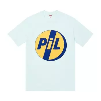 Футболка Supreme x PiL Tee Pale Blue, синий