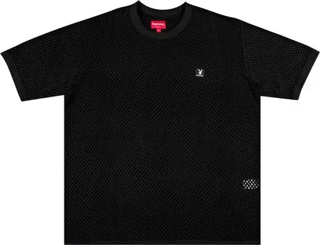 Футболка Supreme x Playboy String Short-Sleeve Top 'Black', черный
