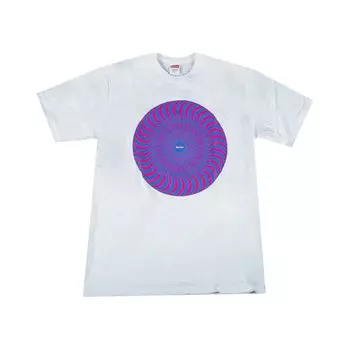 Футболка Supreme x Spitfire Classic Swirl T-Shirt 'White', белый