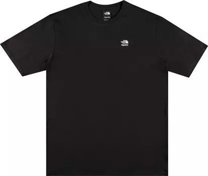 Футболка Supreme x The North Face Mountains Tee 'Black', черный
