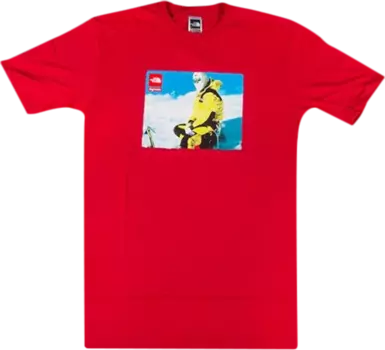 Футболка Supreme x The North Face Photo T-Shirt 'Red', красный