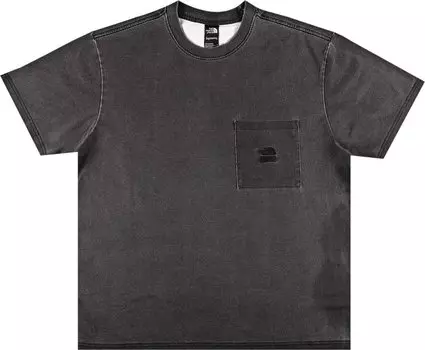 Футболка Supreme x The North Face Pigment Printed Pocket Tee 'Black', черный