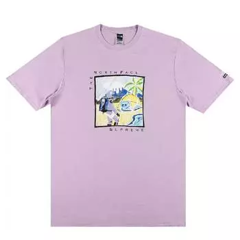 Футболка Supreme x The North Face Sketch, фиолетовый