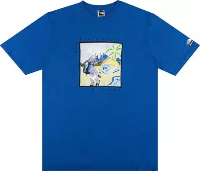 Футболка Supreme x The North Face Sketch Short-Sleeve Top 'Blue', синий