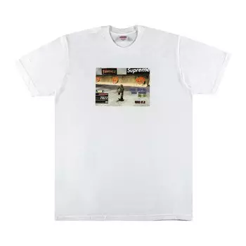 Футболка Supreme x Thrasher Game Tee 'White', белый