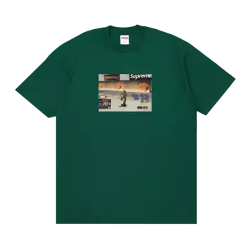 Футболка Supreme x Thrasher Game, темно-зеленая