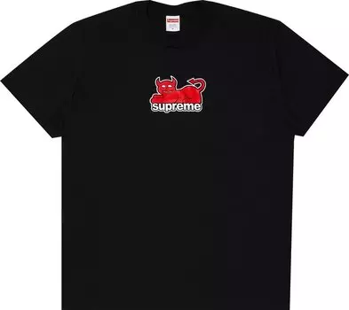 Футболка Supreme x Toy Machine Devil Cat 'Black', черный