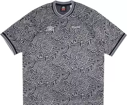 Футболка Supreme x Umbro Jacquard Animal Print Soccer Jersey 'Navy', синий