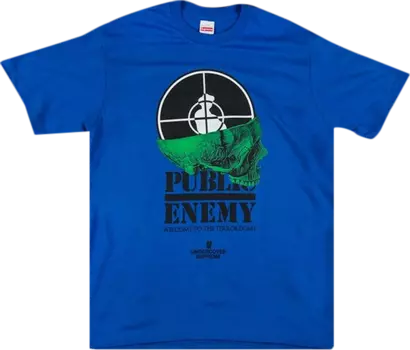 Футболка Supreme x Undercover x Public Enemy Terrordome T-Shirt 'Royal Blue', синий