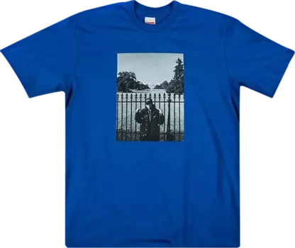 Футболка Supreme x Undercover x Public Enemy Whitehouse T-Shirt 'Royal Blue', синий