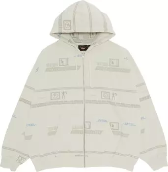 Футболка Supreme x UNDERCOVER Zip Up Hooded Sweatshirt Stone, кремовый