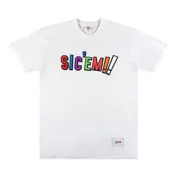 Футболка Supreme x WTAPS Sic'em! Tee 'White', белый