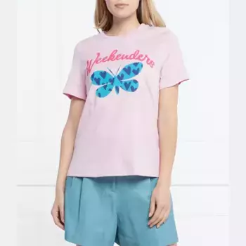 Футболка-Суви стандартного кроя Max Mara, розовый