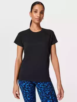 Футболка Sweaty Betty Athlete Seamless Featherweight, черный