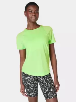 Футболка Sweaty Betty Breathe Easy, цвет zest green