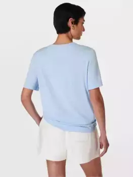 Футболка Sweaty Betty Essential Organic Cotton, цвет breeze blue