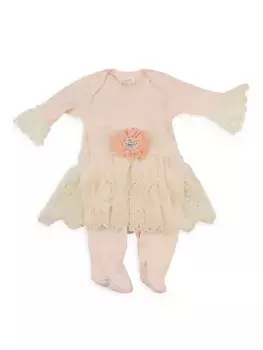 Футболка Sweet Angel для малышки Haute Baby, розовый