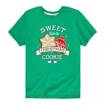 Футболка Sweet As Christmas Cookie для мальчиков 8–20 лет Licensed Character