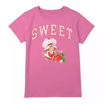 Футболка "Sweet" с рисунком Strawberry Shortcake для девочек 8–20 лет Licensed Character