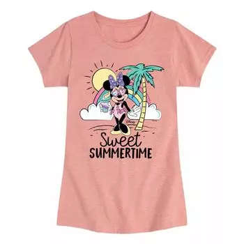 Футболка Sweet Summertime с рисунком для девочек 7–16 лет Disney's Licensed Character