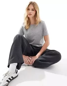 Футболка светло-серого меланжевого цвета Vero Moda