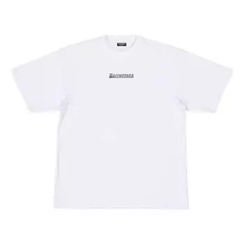 Футболка swim t-shirt 'white' Balenciaga, белый