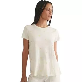 Футболка swing crew Marine Layer, цвет sun print