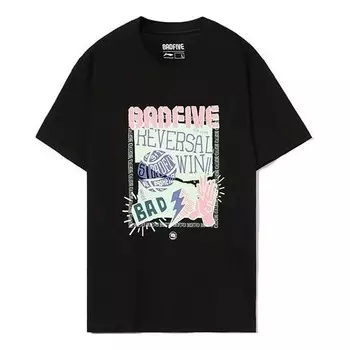 Футболка свободная футболка с рисунком badfive Li-Ning, черный