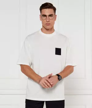 Футболка свободная посадка Armani Exchange, экрю