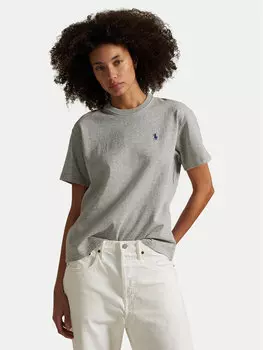 Футболка свободного кроя 211967104003 Polo Ralph Lauren, серый