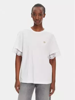 Футболка свободного кроя 251TT2410 Twinset, белый