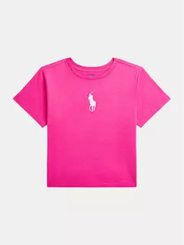 Футболка свободного кроя 313957340001 Polo Ralph Lauren, розовый