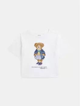 Футболка свободного кроя 313965155001 Polo Ralph Lauren, белый