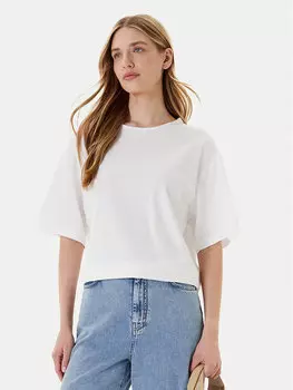 Футболка свободного кроя 3903D10AA United Colors Of Benetton, белый