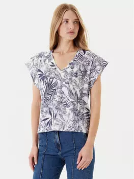 Футболка свободного кроя 3SEBD10AE United Colors Of Benetton, синий