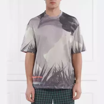 Футболка свободного кроя Armani Exchange, мультиколор