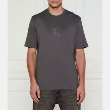 Футболка свободного кроя Armani Exchange, серый