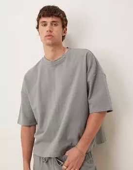 Футболка свободного кроя ASOS DESIGN свободного кроя светло-зеленого цвета