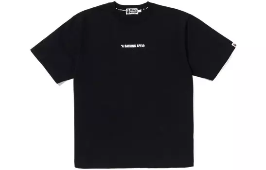 Футболка свободного кроя BAPE Giant Ape Head A Bathing Ape, оранжевый/красный