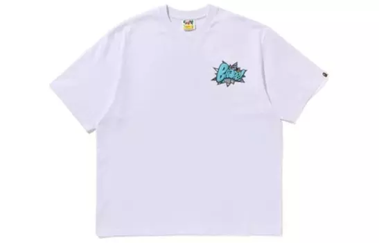 Футболка свободного кроя BAPE Graffiti Bape A Bathing Ape, черный