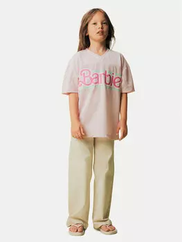 Футболка свободного кроя Barbie 13243113 Name It, розовый