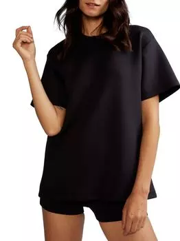 Футболка свободного кроя Bonded Cynthia Rowley, черный