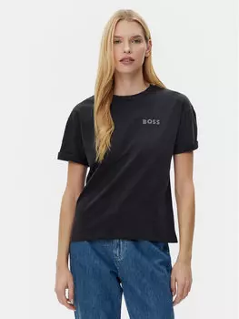 Футболка свободного кроя C_Evi_10 50535106 Boss, черный