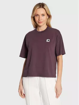 Футболка свободного кроя Carhartt Wip, фиолетовый