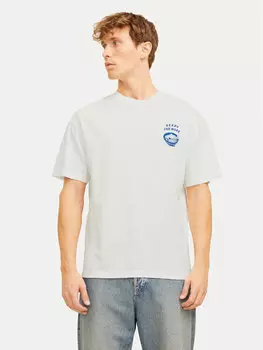 Футболка свободного кроя Charge 12269384 Jack&Jones, белый